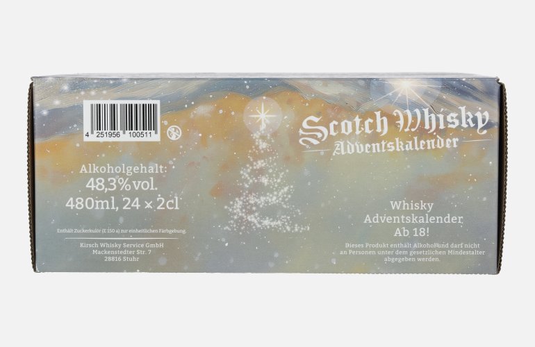 Scotch Whisky Adventskalender 2025 48,3% Vol. 24x0,02l