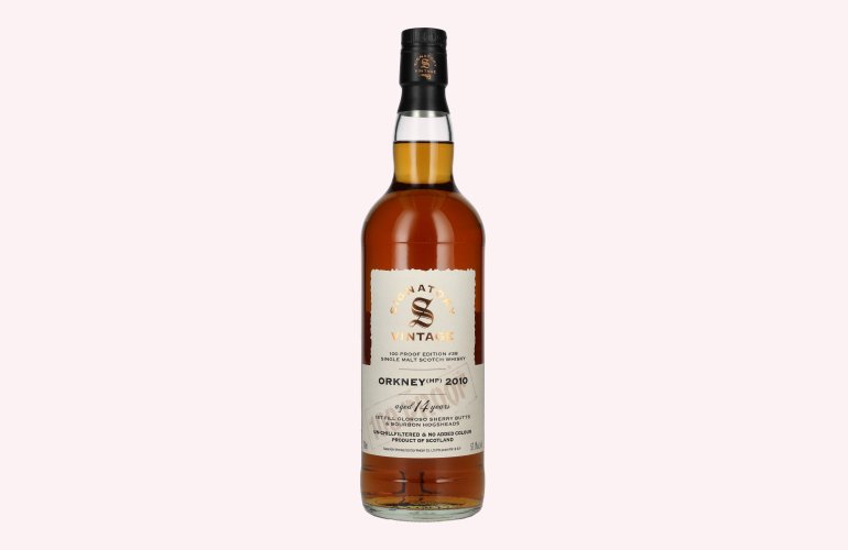 Signatory Vintage 100 Proof Edition ORKNEY (HP) 14 Years Old Single Malt #38 2010 57,1% Vol. 0,7l