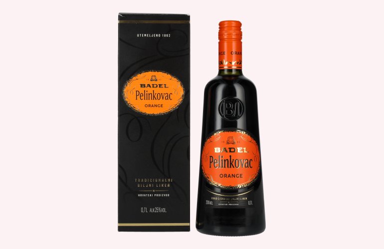 Badel Pelinkovac ORANGE 25% Vol. 0,7l in Giftbox