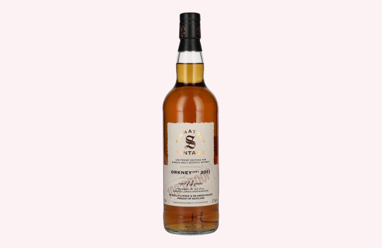 Signatory Vintage 100 Proof Edition ORKNEY (HP) 14 Years Old Amontillado Cask #58 2011 57,1% Vol. 0,7l