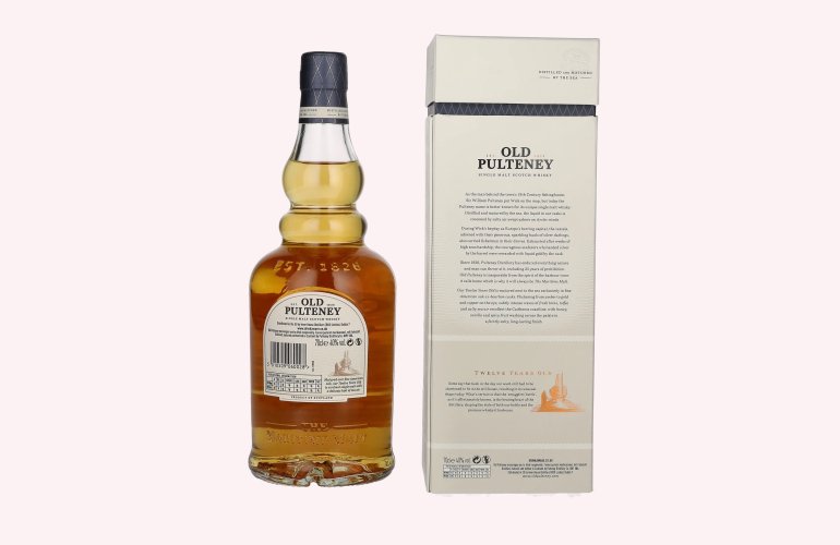 Old Pulteney 12 Years Old Single Malt Scotch Whisky 40% Vol. 0,7l in Geschenkbox