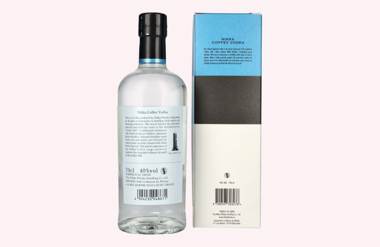 Nikka Coffey Vodka 40% Vol. 0,7l en boîte cadeau