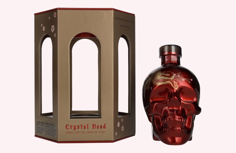 Crystal Head Vodka Lunar Year SNAKE Limited Edition 40% Vol. 0,7l in Giftbox
