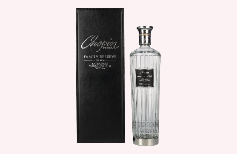Chopin FAMILY RESERVE Extra Rare Young Potato Vodka 40% Vol. 0,7l en boîte cadeau