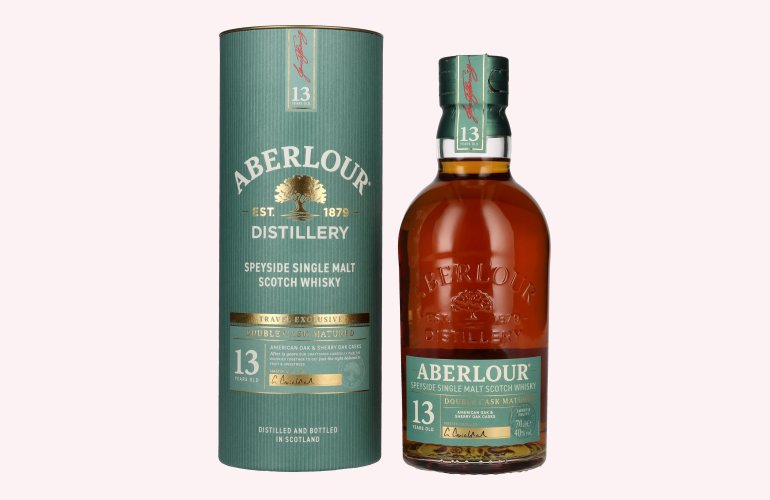 Aberlour 13 Years Old DOUBLE CASK MATURED Travel Exclusive Speyside Single Malt 40% Vol. 0,7l in Giftbox