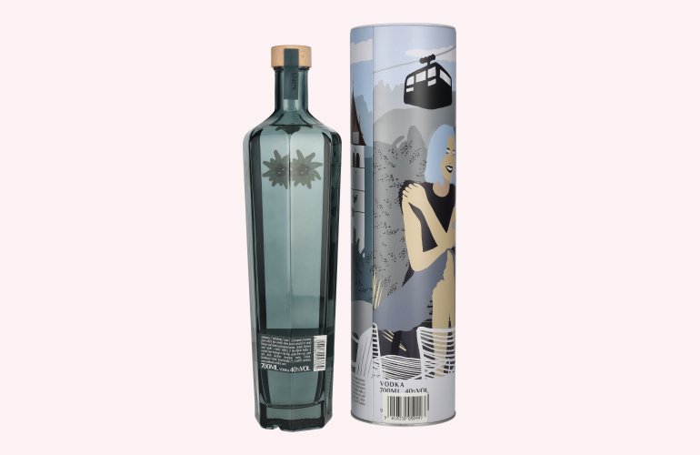Edelweiss The Alpine Vodka KITZBÜHEL 40% Vol. 0,7l in Tinbox