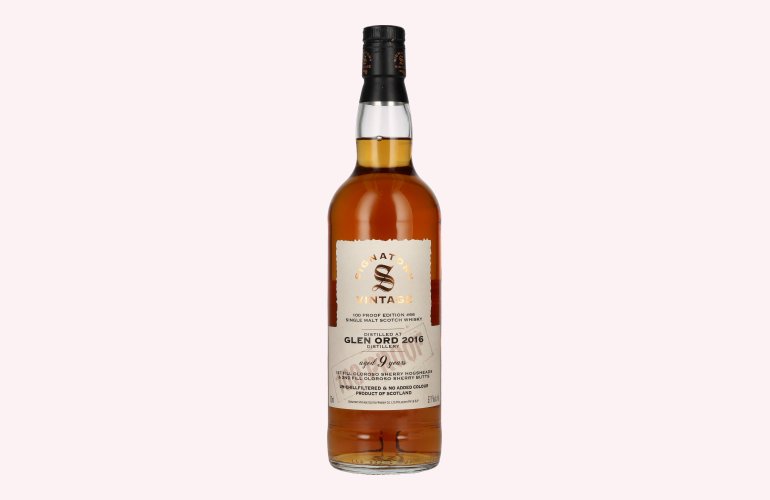 Signatory Vintage 100 Proof Edition GLEN ORD 9 Years Old Single Malt #66 2016 57,1% Vol. 0,7l