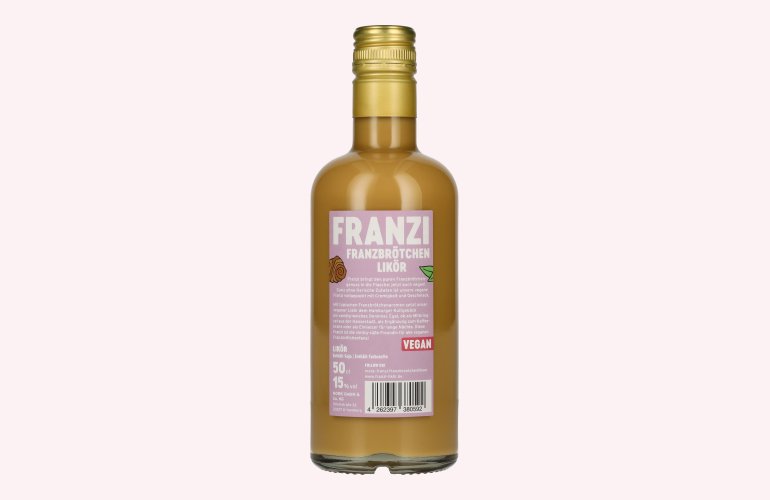 Franzi Franzbrötchen VEGAN Likör 15% Vol. 0,5l