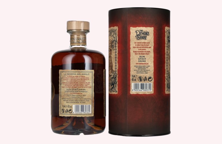 The Demon's Share 6 Years Old Spirit Drink 40% Vol. 0,7l in geschenkverpakking