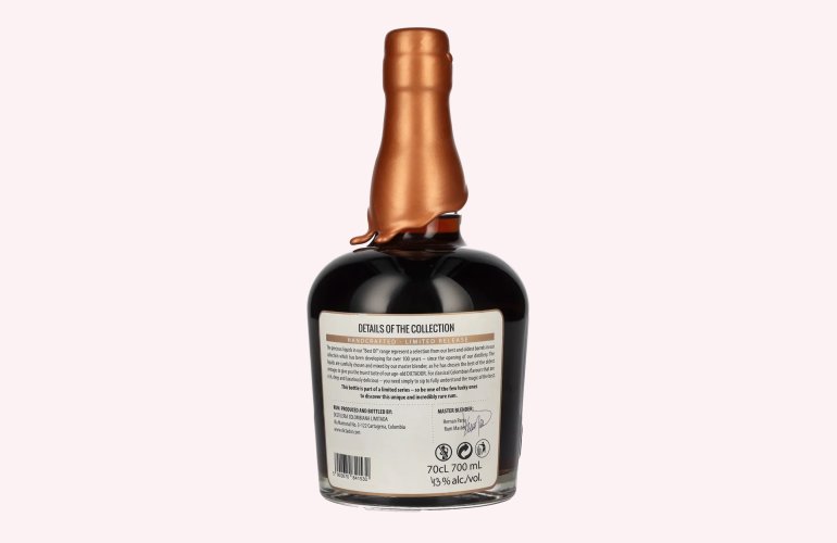 Dictador BEST OF 1977 APASIONADO Colombian Rum 40YO/070617/EX-P322 43% Vol. 0,7l