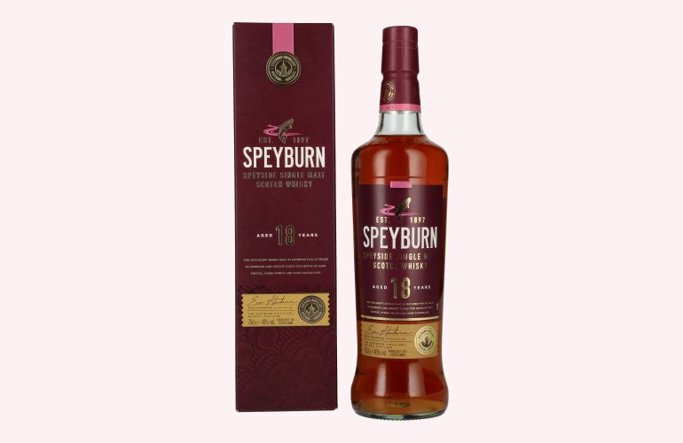 Speyburn 18 Years Old Speyside Single Malt Scotch Whisky 40% Vol. 0,7l in Giftbox