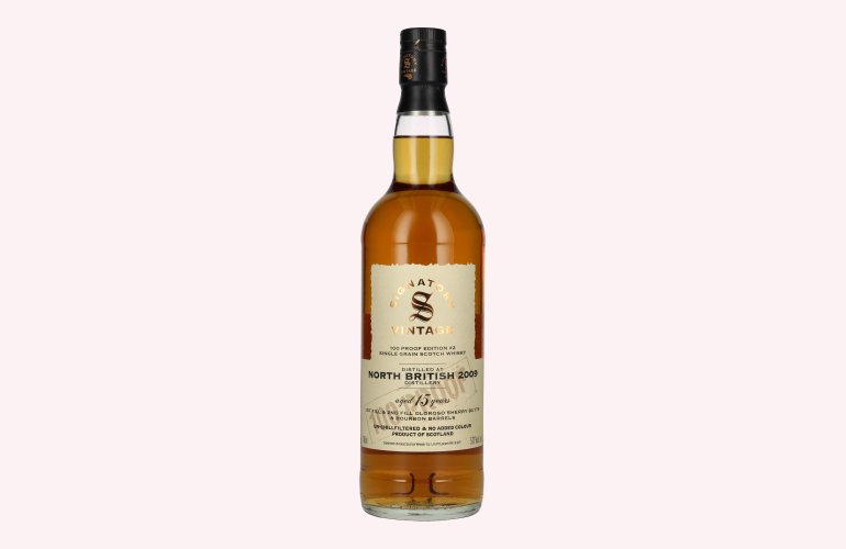 Signatory Vintage 100 Proof Edition NORTH BRITISH 15 Years Old Single Grain #2 2009 57,1% Vol. 0,7l