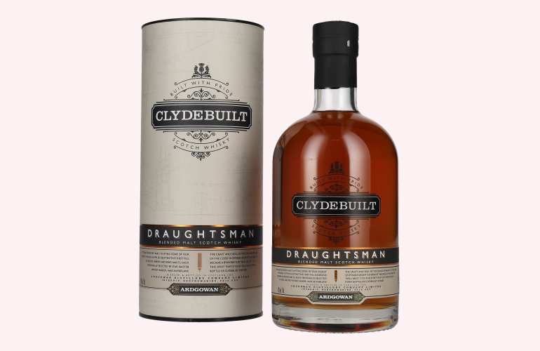 Ardgowan Clydebuilt DRAUGHTSMAN Blendend Malt Scotch Whisky 46% Vol. 0,7l in geschenkverpakking