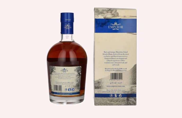 Emperor Mauritian Rum Heritage 40% Vol. 0,7l en boîte cadeau