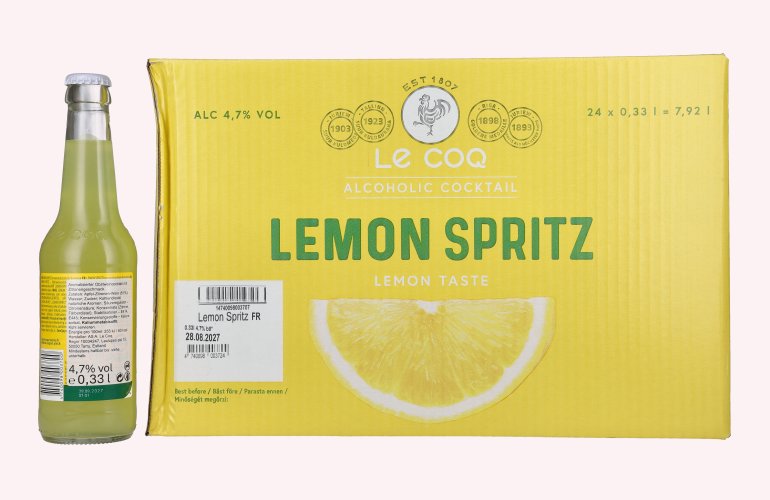 Le Coq LEMON SPRITZ 4,7% Vol. 24x0,33l