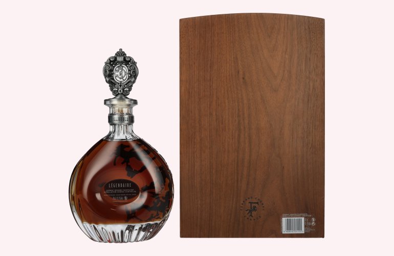 Cognac Ferrand Légendaire Grande Champagne Cognac 42,1% Vol. 0,7l in Holzkiste