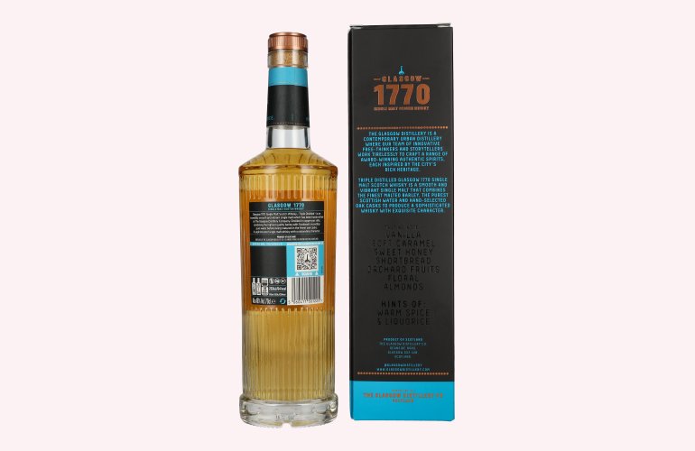 glassgow 1770 TRIPLE DISTILLED Smooth & Vibrant 46% Vol. 0,7l in Giftbox