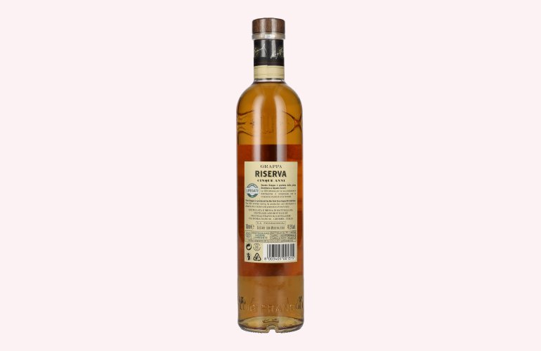 Luigi Francoli Grappa del Piemonte Riserva 5 Anni 41,5% Vol. 0,7l