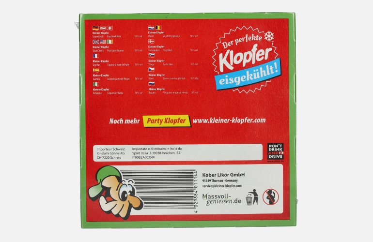 Kleiner Klopfer Sauerkirsch 16% Vol. 25x0,02l