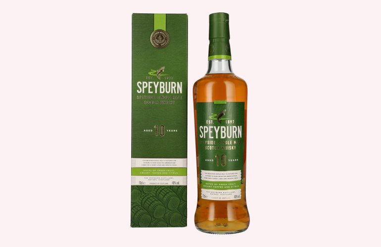 Speyburn 10 Years Old Speyside Single Malt Scotch Whisky 40% Vol. 0,7l in Giftbox