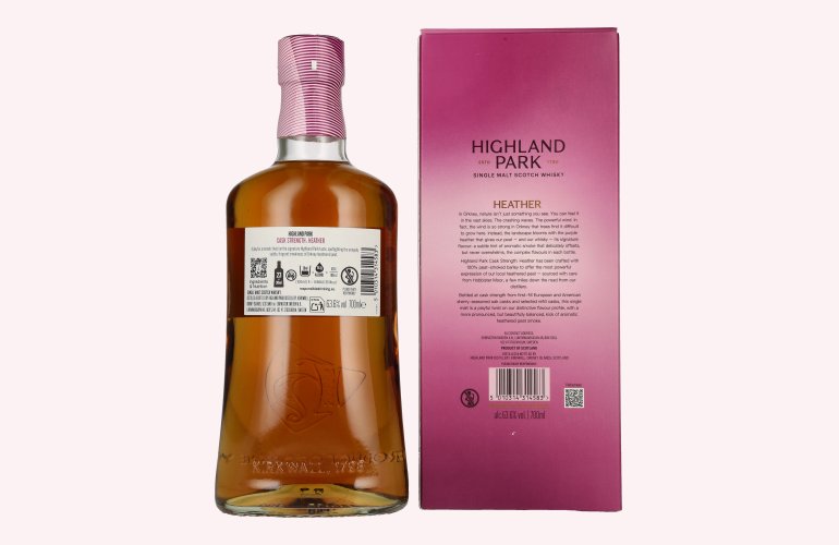 Highland Park HEATHER Cask Strength Single Malt Scotch Whisky 63,6% Vol. 0,7l en boîte cadeau
