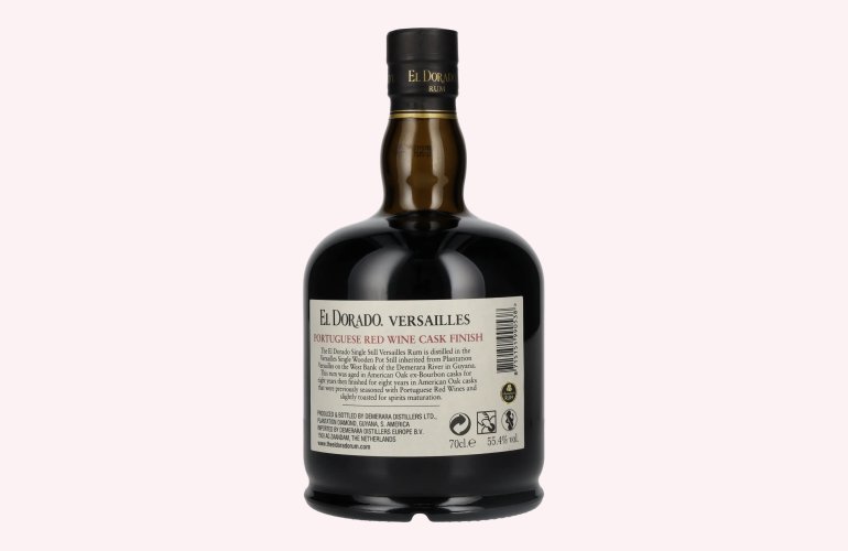 El Dorado Rum VERSAILLES Special Portuguese Red Wine Casks 2005 55,4% Vol. 0,7l