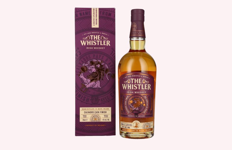 The Whistler Irish Whiskey CALVADOS CASK FINISH GB 43% Vol. 0,7l en boîte cadeau