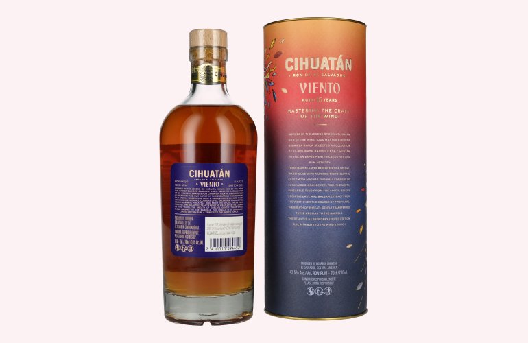 Cihuatán VIENTO Rum Limited Edition 43,5% Vol. 0,7l in Geschenkbox
