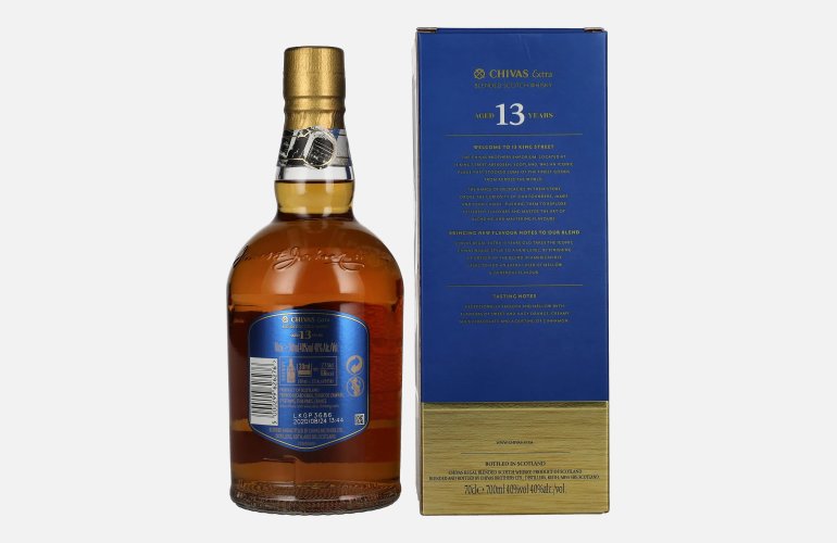 Chivas Regal EXTRA 13 Years Old AMERICAN RYE CASKS Finish 40% Vol. 0,7l en boîte cadeau