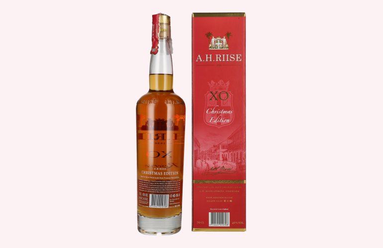 A.H. Riise X.O. Reserve Christmas Superior Spirit Drink 40% Vol. 0,7l in Giftbox