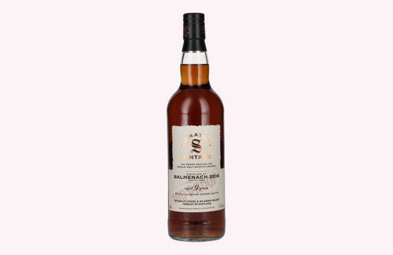 Signatory Vintage 100 Proof Edition BALMENACH 9 Years Old Single Malt #57 2016 57,1% Vol. 0,7l