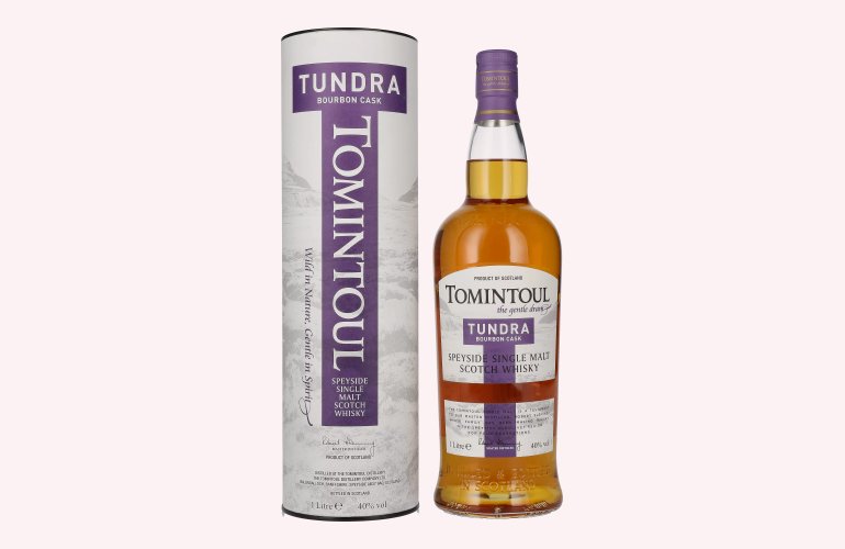 Tomintoul TUNDRA Bourbon Cask Speyside Single Malt Scotch Whisky 40% Vol. 1l in Geschenkbox