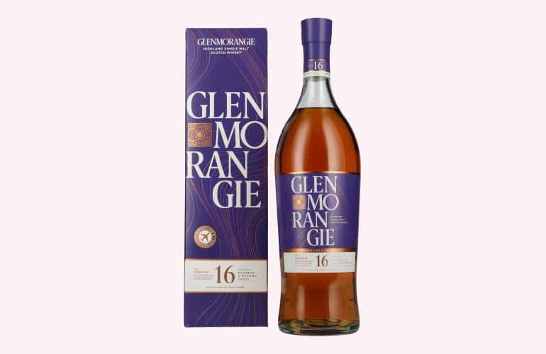 Glenmorangie 16 Years Old THE VINDIMA Highland Single Malt Scotch Whisky 43% Vol. 1l in geschenkverpakking
