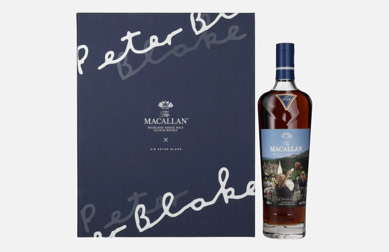 The Macallan SIR PETER BLAKE Highland Single Malt Scotch Whisky 47,7% Vol. 0,7l in Geschenkbox