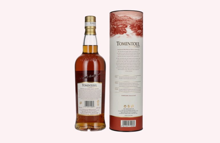 Tomintoul 12 Years Old OLOROSO SHERRY CASKS Finish Limited Edition 2010 40% Vol. 0,7l in geschenkverpakking