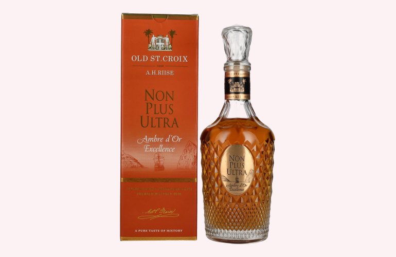 Old St. Croix A.H. Riise NON PLUS ULTRA Ambre d'Or Excellence 42% Vol. 0,7l in Giftbox