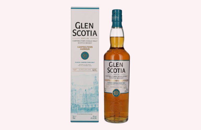 Glen Scotia Campbeltown HARBOUR Single Malt 40% Vol. 0,7l en boîte cadeau