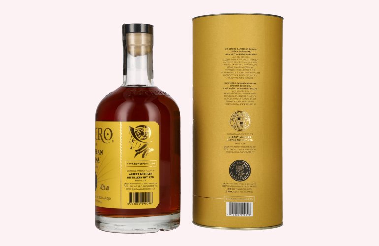 Ron Espero Caribbean Banana Rum Liqueur 40% Vol. 0,7l en boîte cadeau