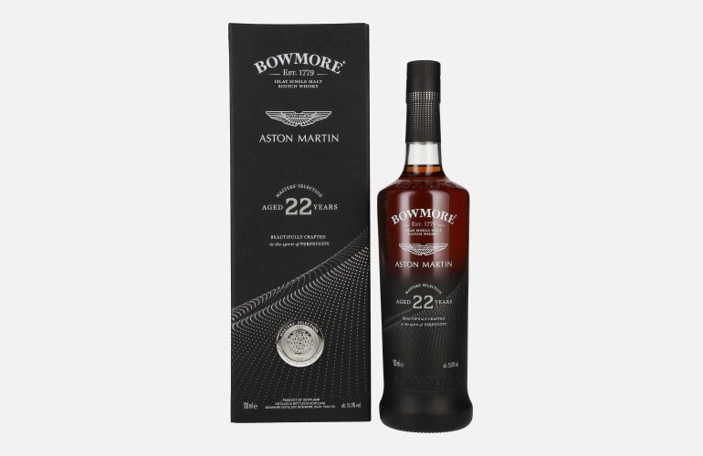 Bowmore 22 Years Old ASTON MARTIN Master's Selection 51% Vol. 0,7l en boîte cadeau