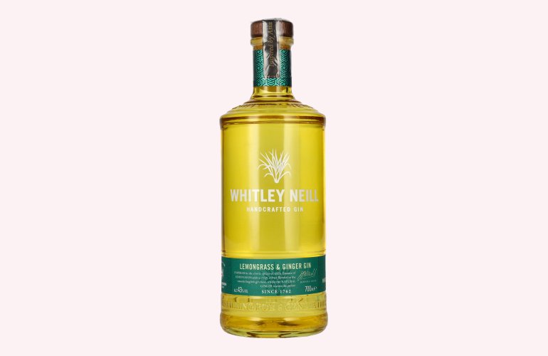 Whitley Neill LEMONGRASS AND GINGER GIN 43% Vol. 0,7l