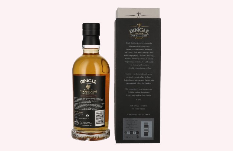 Dingle GRIANSTAD AN TSAMHRAIDH Single Pot Still Irish Whiskey Triple Distilled 52,5% Vol. 0,7l in geschenkverpakking