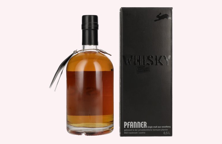 Pfanner Smoky Single Malt Whisky 43% Vol. 0,5l in Geschenkbox