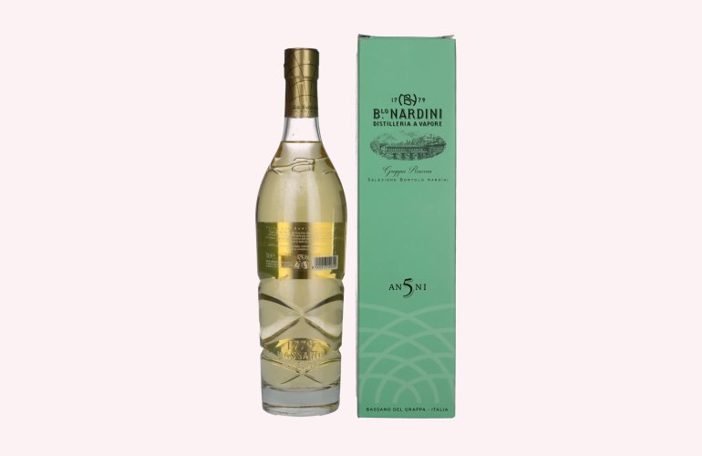 Nardini Grappa Riserva 5 ANNI 42% Vol. 0,7l in Geschenkbox