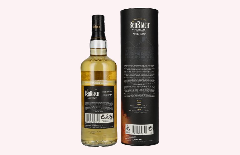 The BenRiach Birnie Moss Peated Malt 48% Vol. 0,7l in Geschenkbox