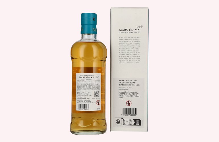 Mars The Y.A. Blended Malt Japanese Whisky # 03 51% Vol. 0,7l en boîte cadeau