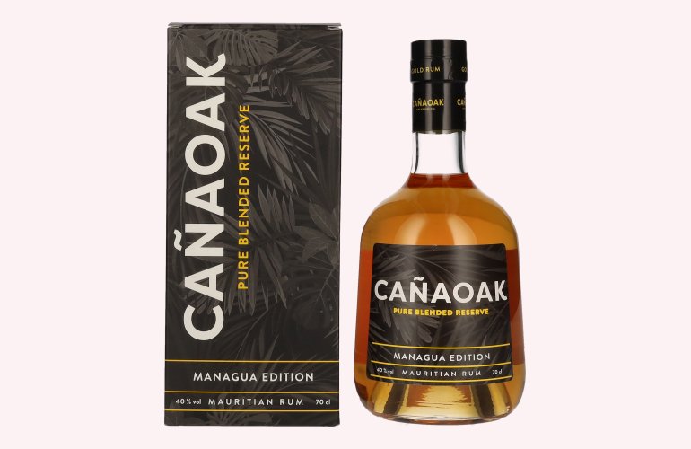 Cañaoak Pure Blended Reserve Rum Managua Edition 40% Vol. 0,7l en boîte cadeau