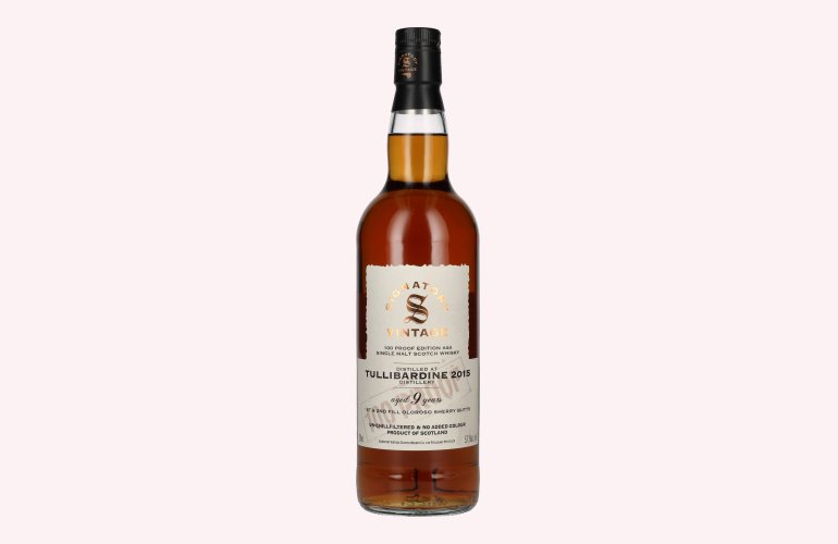 Signatory Vintage 100 Proof Edition TULLIBARDINE 9 Years Old Single Malt #44 2015 57,1% Vol. 0,7l