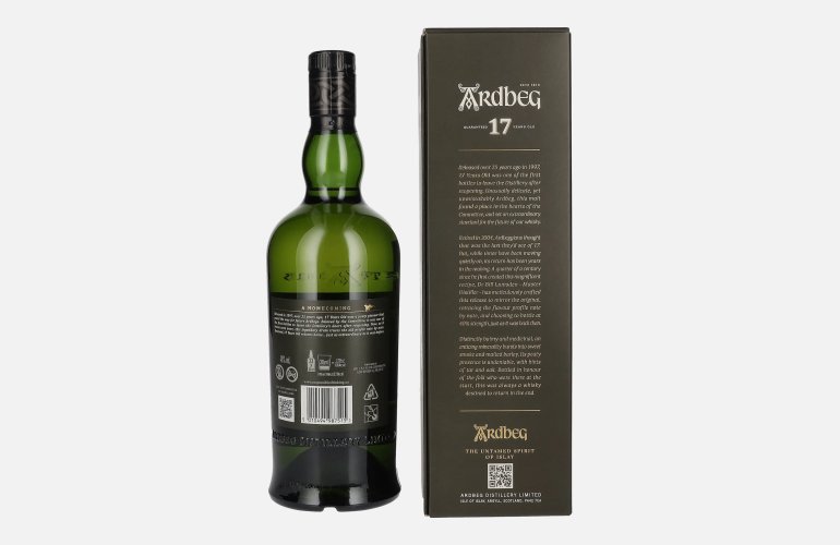 Ardbeg 17 Years Old The Ultimate Committee Exclusive Islay Single Malt 40% Vol. 0,7l in geschenkverpakking