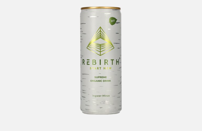 REBIRTH Supreme Organic Drink Ingwer-Minze 0,25l Dose Pfand
