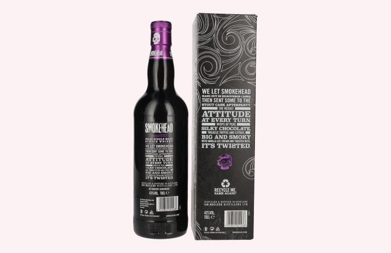 Smokehead TWISTED STOUT Islay Single Malt 43% Vol. 0,7l in Giftbox